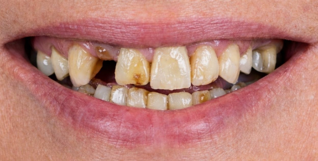 Caso de implantes antes